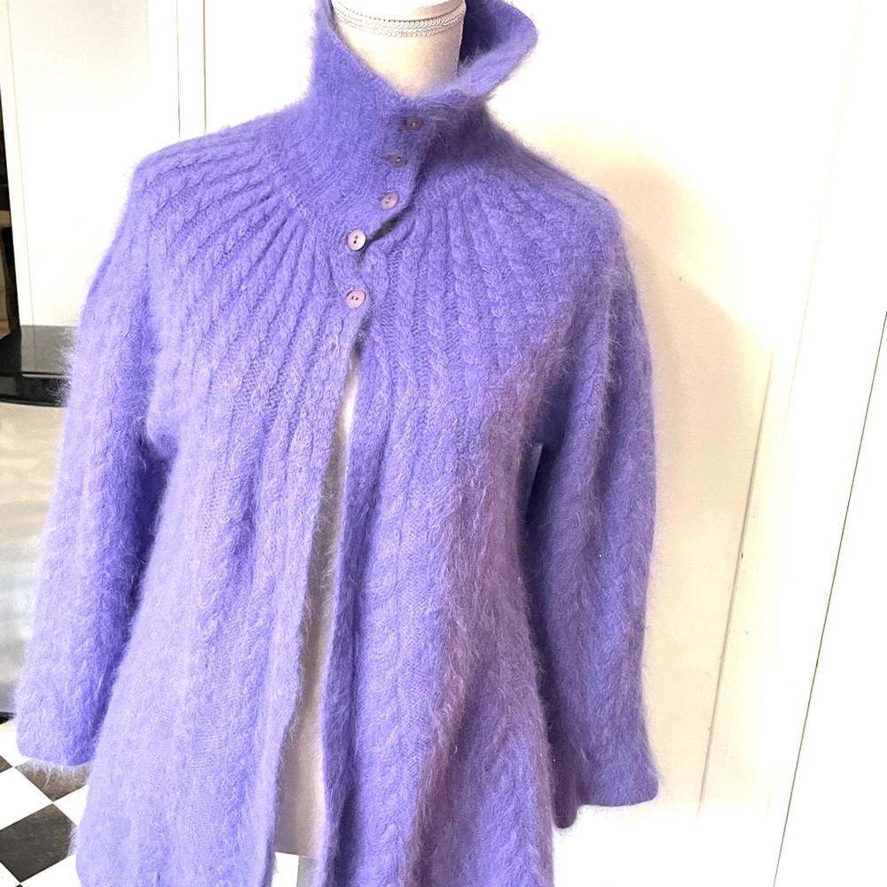 Lavender Vintage Mohair Trapeze Cut Sweater 🔆⚜️